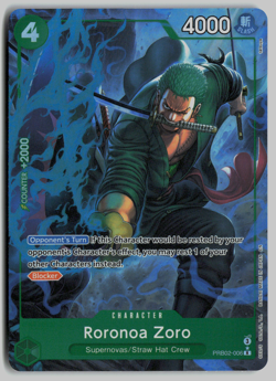 Roronoa Zoro - PRB02-006 - One Piece Card Game TCG English - READ - Image 1
