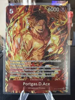 Portgas.D.Ace (Illustration Box Vol.5) ST15-005 One Piece Promotion Cards Foil - Image 1