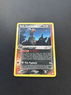 Pokemon Card EX Team Rocket Returns Dark Houndoom 37/109 NM! - Image 2