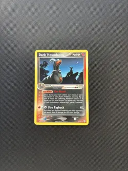 Pokemon Card EX Team Rocket Returns Dark Houndoom 37/109 NM! - Image 3