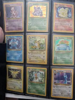100% Complete Base Set Unlimited Master Set (Damaged) Pokemon Cards - Image 2