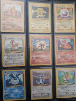 100% Complete Base Set Unlimited Master Set (Damaged) Pokemon Cards - Image 3