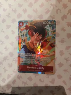 Monkey.D.Luffy OP12-015 SR Alt Art NM AA English One Piece TCG Card Game - Image 2