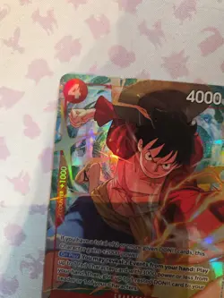 Monkey.D.Luffy OP12-015 SR Alt Art NM AA English One Piece TCG Card Game - Image 3