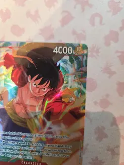 Monkey.D.Luffy OP12-015 SR Alt Art NM AA English One Piece TCG Card Game - Image 4
