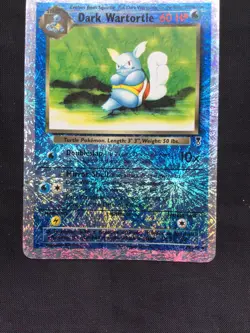 Pokemon Cards: Legendary Collection Reverse Holo: Dark Wartortle 39/110 - Image 2
