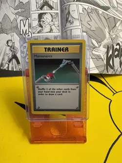 Pokemon TCG Maintenance Card 83/102 Base Set Non-Holo Uncommon LP - Image 1