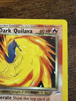 Pokemon TCG Dark Quilava Neo Destiny Card 39/105 + Cyndaquil 61/105 - Image 5