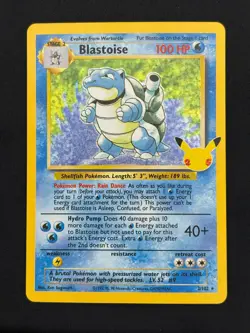 Blastoise 2/102 - Celebrations - Near Mint NM Pokemon Card - Image 1