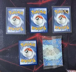 Pokemon 5 Card Lot, 5 Near Mint IRs, TG, V, & ex Cards! Blastoise ex, Noctowl,.. - Image 2