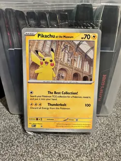 Pikachu At The Museum x Natural History London Jumbo Pokemon Card Mint sealed - Image 1