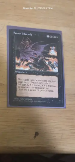 Italian Ita MTG Hellfire The Legends Magic The Gathering Card - Image 1