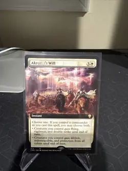 Akroma's Will (Extended Art) Commander Legends Regular - Image 1