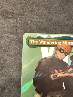 The Wandering Minstrel (Borderless) (Surge Foil) #548 NM Final Fantasy Magic MTG - Image 2