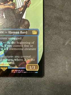 The Wandering Minstrel (Borderless) (Surge Foil) #548 NM Final Fantasy Magic MTG - Image 5