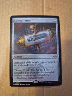 Cursed Totem (Foil Etched) Modern Horizons 2 Foil - Image 1