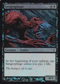 Foil - Sangrophage - Magic the Gathering MTG Time Spiral Foil Nice! - Image 1