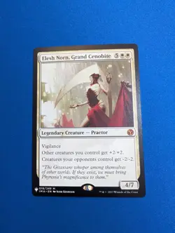 MTG Elesh Norn, Grand Cenobite NM-Mint, Never Played Iconic Masters Magic - Image 1