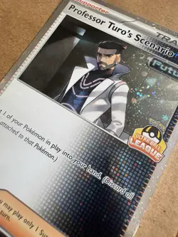Pokemon Professor Turo’s Scenario 171/182 Ultra Ball League Stamped Promo - Image 1