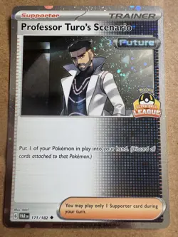 Pokemon Professor Turo’s Scenario 171/182 Ultra Ball League Stamped Promo - Image 2