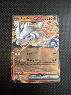 Pokemon Reshiram ex 020/086 Great Ball League Winner Exclusive Asia Promo - Image 2