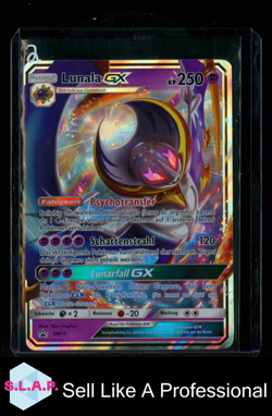 LUNALA GX POKEMON SM17 2016 SONNE MOND PROMO HOLOFOIL DEUTSCH - Image 1