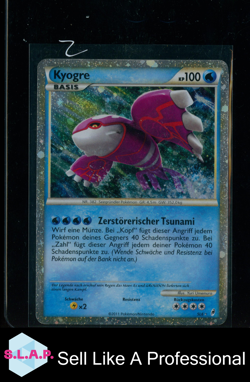 KYOGRE POKEMON SL6 2011 CALL OF LEGENDS GERMAN HOLO - Image 1
