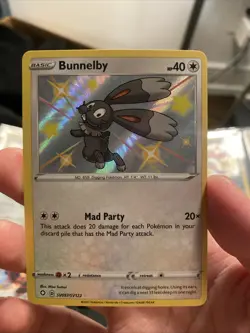 Bunnelby - SV097/SV122 - Shiny Holo Rare Pokemon Shining Fates - NM - Image 1