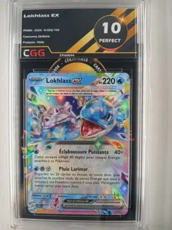 Carte Pokemon FR Lokhlass ex (SCR 032) Couronne Stellaire CGG 10 27660044 - Image 1