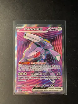 Genesect ex 161/086 Ultra Rare Full Art Black Bolt POKEMON TCG S&V BLK EN NM/M - Image 1