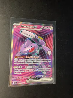Genesect ex 161/086 Ultra Rare Full Art Black Bolt POKEMON TCG S&V BLK EN NM/M - Image 3