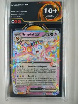 Carte Pokemon FR Nymphali ex (SSP 086) Etincelles Deferlantes CGG 10+ 27660039 - Image 1