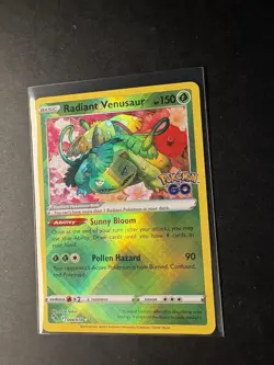 Radiant Venusaur 004/078 ENG Pokemon Go Bisaflor Karten TCG - Image 2