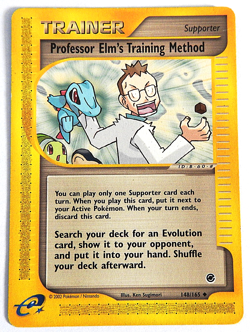POKEMON PROFESSOR ELMS TRAINING METHOD 148/165 REGULAR EXPEDITION 2002 NINTENDO - Image 1