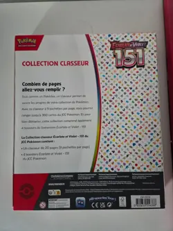 Coffret Collection Classeur Pokemon 151 Ecarlate et Violet Neuf FR - Image 4