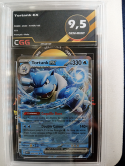 Carte Pokemon FR Tortank ex (MEW 009) 151 CGG 9,5 27560109 - Image 1