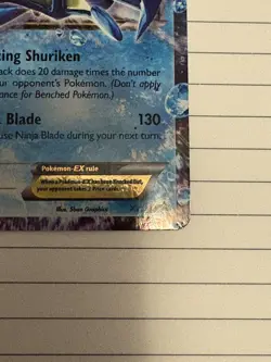 Pokemon TCG Ash-Greninja EX - XY133 - XY Promos MP - Image 5