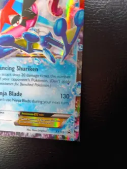 Pokemon TCG Ash-Greninja EX XY133 Blackstar Promo 2016 MP 💎💎💎 - Image 3