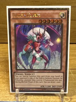 Yugioh! Santa Claws PGL2-EN021 Gold Secret Rare 1st Edition - Image 1
