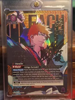 Union Arena Bleach Ichigo Kurosaki- UE01BT/BLC-1-041 SR 3 Star English - Image 2