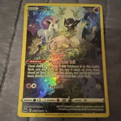 Pokemon TCG Mew GG10/GG70 Crown Zenith Galarian Gallery Full Art Ultra Rare Holo - Image 1