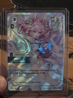 Ahri - Inquisitive - Riftbound Spiritforged - Overnumbered - English 227/221 - Image 1