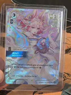 Ahri - Inquisitive - Riftbound Spiritforged - Overnumbered - English 227/221 - Image 3