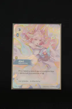Ahri - Inquisitive - Riftbound Spiritforged - Overnumbered - English 227/221 - Image 4