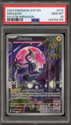 Pokemon Miraidon Scarlet & Violet ETB Promo SVP EN 013 PSA 10 Gem Mint - Image 1
