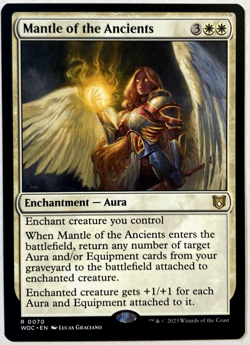 MTG Mantle of the Ancients Wilds of Eldraine Commander 70 NM - Image 1