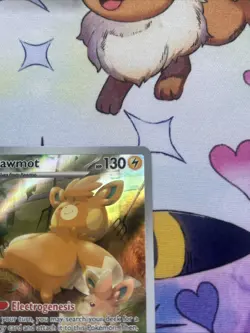 Pokemon Pawmot TCG Scarlet & Violet Base Set Holo Illustration Rare Card 209/198 - Image 4
