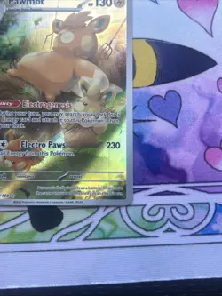 Pokemon Pawmot TCG Scarlet & Violet Base Set Holo Illustration Rare Card 209/198 - Image 5