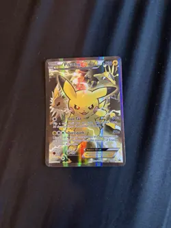 Pokemon TCG Pikachu EX XY124 Holo Promo Card - Image 1