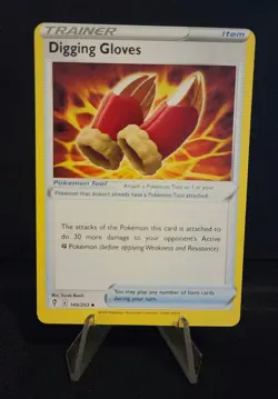 Pokemon: Evolving Skies - Digging Gloves 145/203 - Miscut Error Card - Image 1